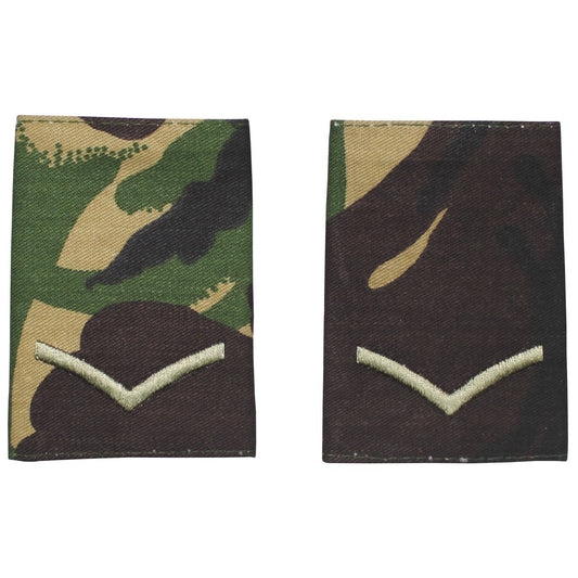 Brit. Schulterklappen, DPM,10 Paar, LANCE CORPORAL, neuw.