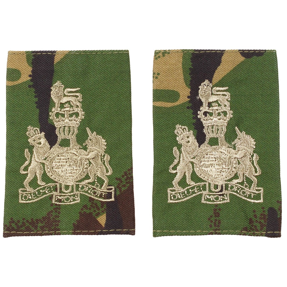 Brit. Schulterklappen, DPM,10 Paar, WARRANT OFFICER RAF
