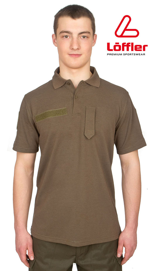 Transtex-Poloshirt ÖBH, oliv, Marke Löffler
